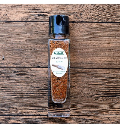 Sel Bayou moulin rechargeable 100g