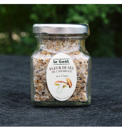 Fleur de sel de Camargue aux Cèpes