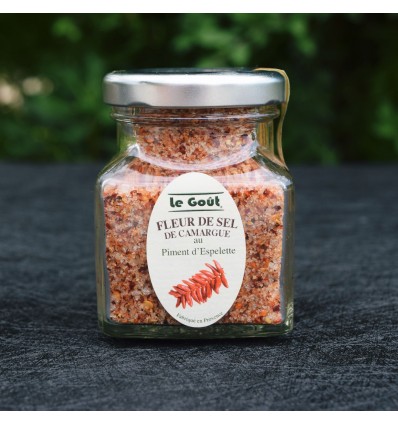 Fleur de sel de Camargue au piment d'Espelette