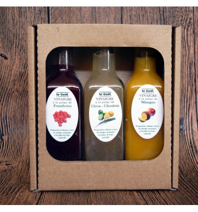 Coffret vinaigre 3x10cl
