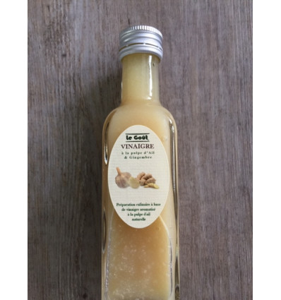 Vinaigre à la pulpe d'Ail Gingembre