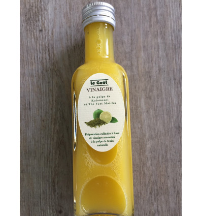 Vinaigre à la pulpe de Kalamansi et thé vert Matcha