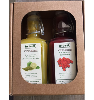 Coffret vinaigre 2x25cl