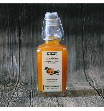 Vinaigre à la pulpe d'Abricot et Vanille