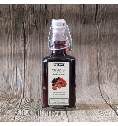 Vinaigre à la pulpe de Fruits Rouges