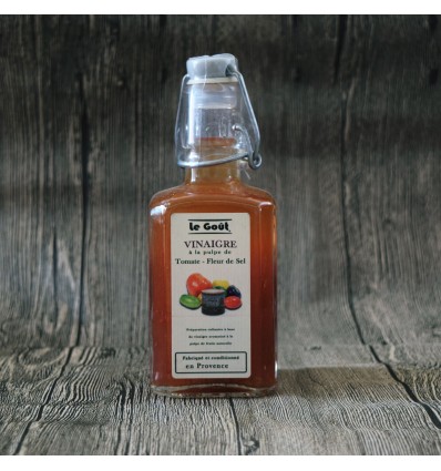 Vinaigre à la pulpe de Tomate et Fleur de Sel