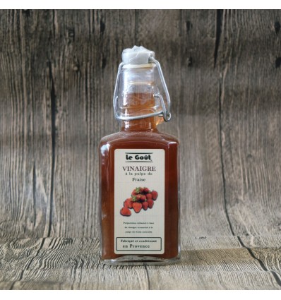 Vinaigre à la pulpe de Fraise