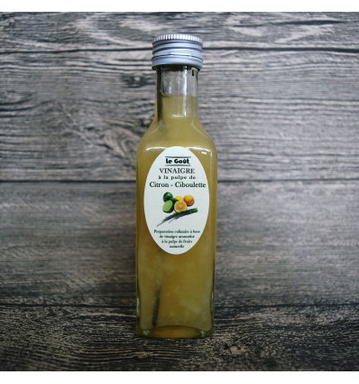 Vinaigre à la pulpe de Citron et Ciboulette